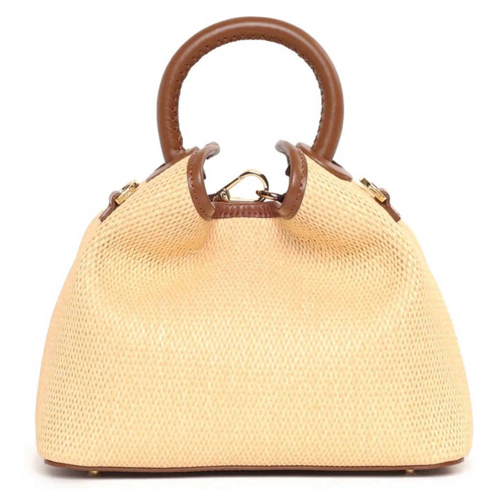 Elleme Baozi Raffia Natural/Cognac